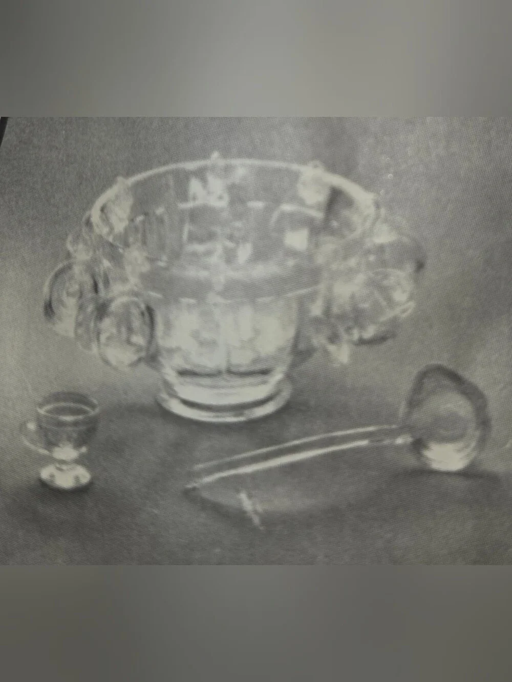 Vintage/antique Chrysnbon punch bowl kit new old stock